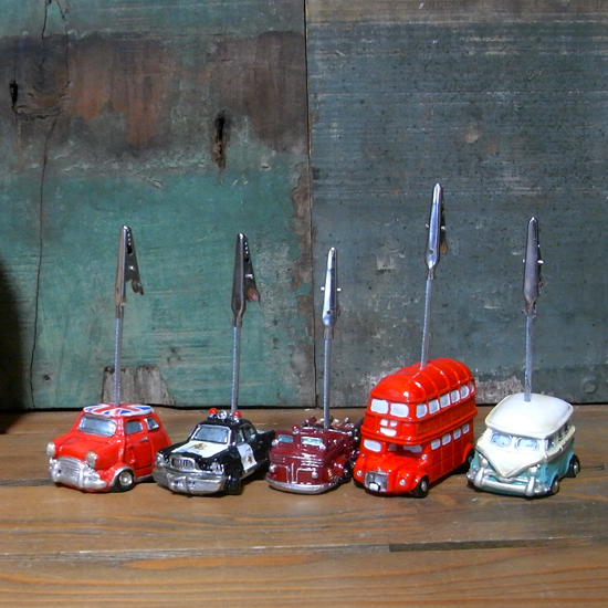 オールディーズ カードスタンド メモスタンド車　アメリカン雑貨