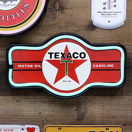 テキサコオイル LED ロープ ネオンサイン 　アメリカンインテリア