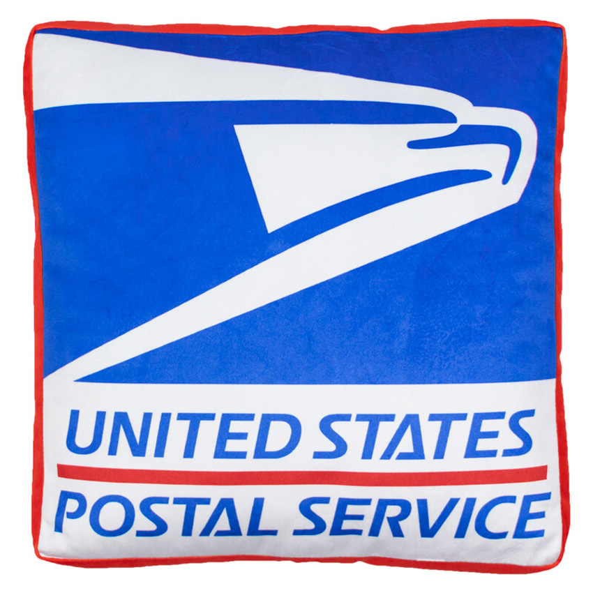 USPS アドバタイジング クッション アメリカン 米国郵政公社 座布団